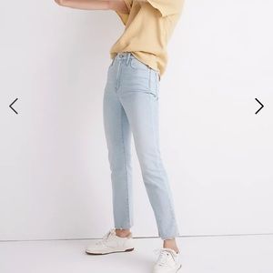 NWT Madewell Slim Demi-Boot Jeans in Bellmeade Wash - Petite 26